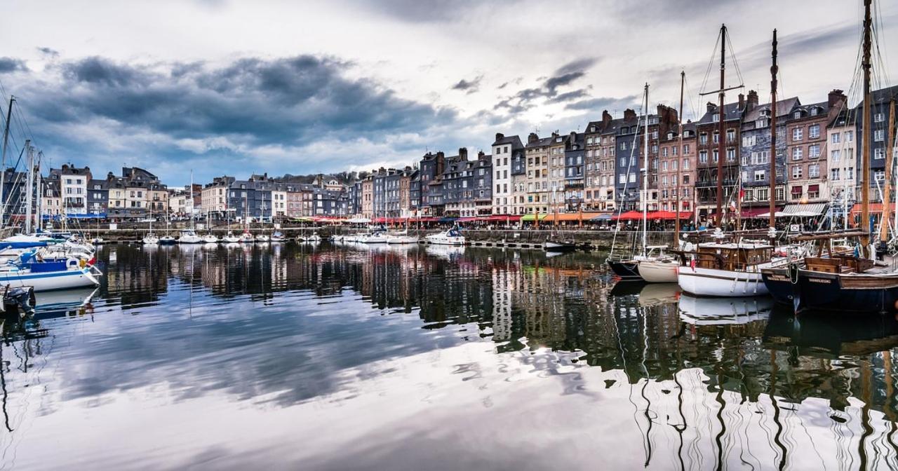 Appartement Greeter-Nid douillet à 5 min du Port de Honfleur Extérieur photo